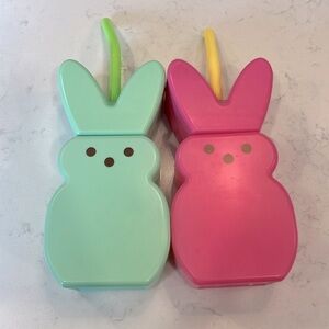 NWOT Peeps Drinking Cups with Straw